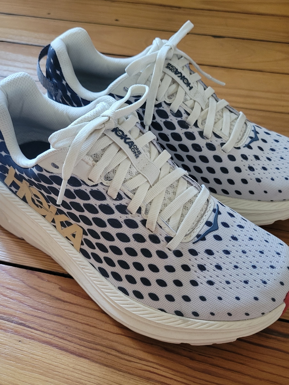 Hoka One One Rincon Women's 7 TK team kit Running Shoes Vintage Indigo Tofu